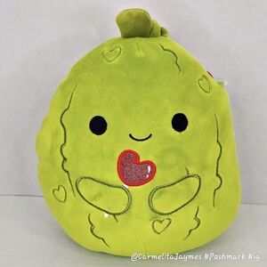 ❤️ SALIM 🥒🍭 8" Green Pickle w Heart Lollipop Valentines 2026 Squishmallow NWT
